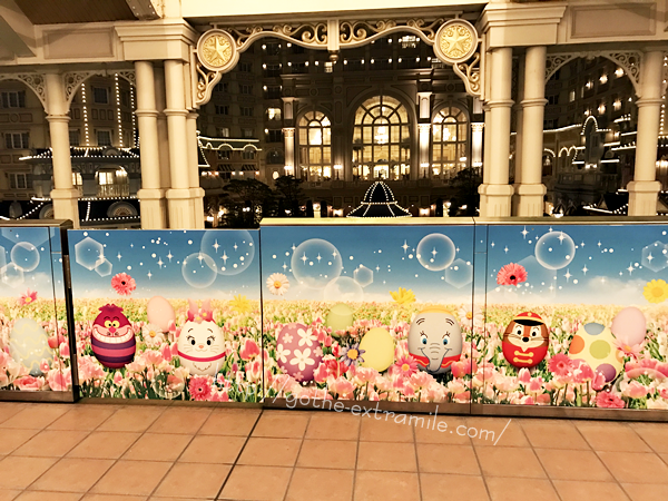東京ディズニーランドホテルの駅からの眺め