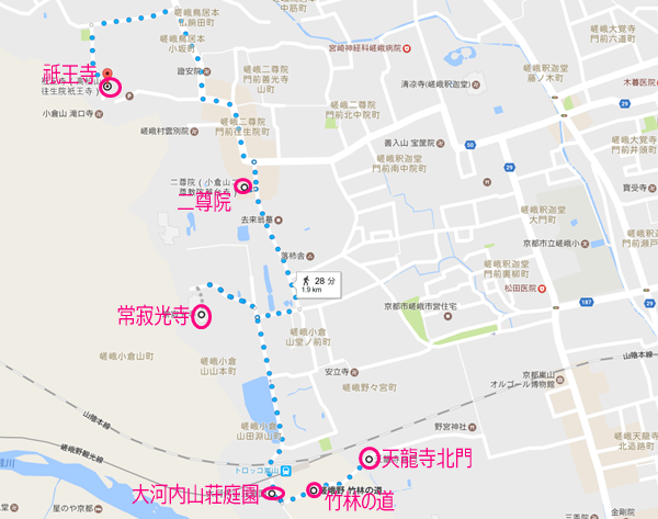 嵐山　嵯峨野　観光