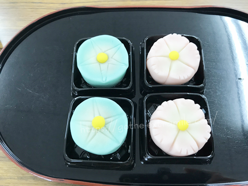 和菓子体験　完成